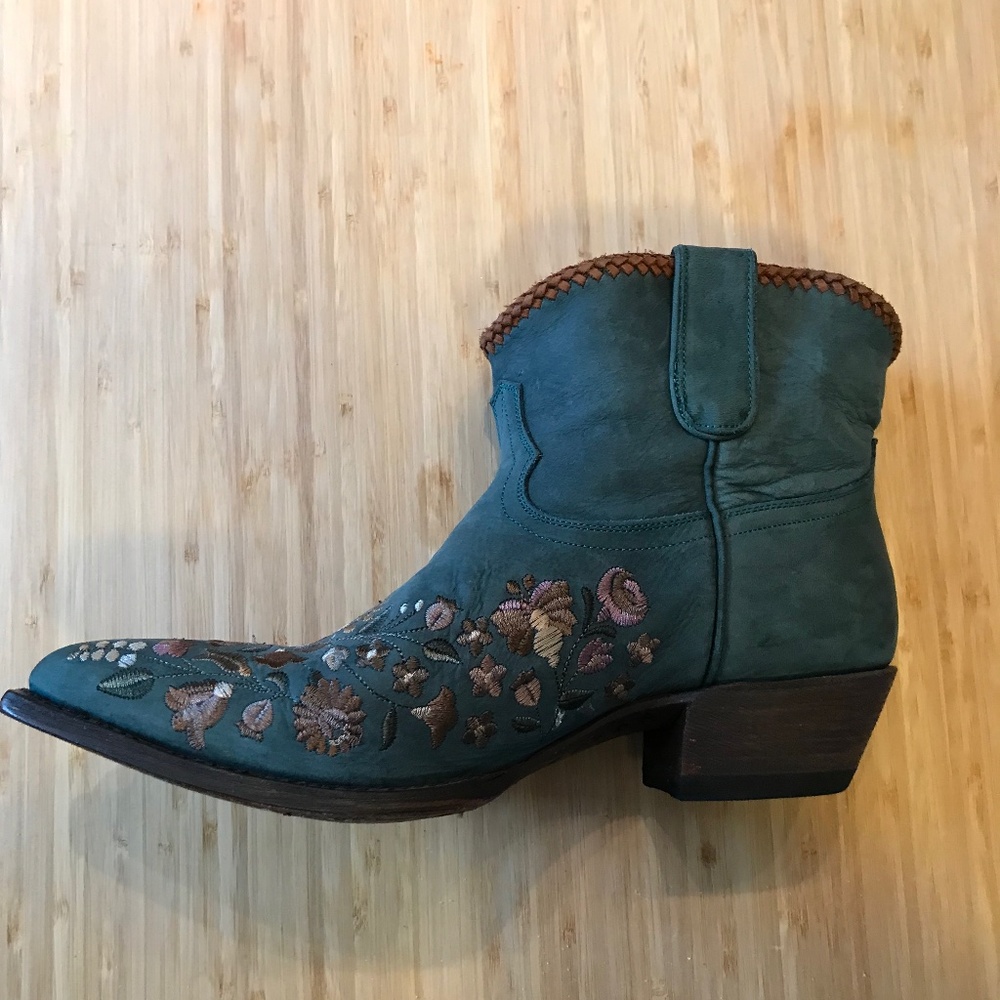 Hand made leather cowboy boots from Sundance